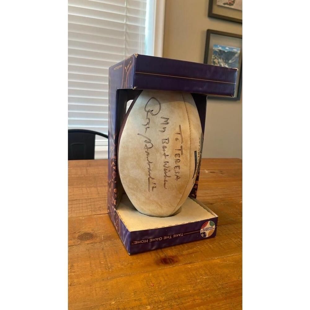 ROGER STAUBACH AUTOGRAPHED BALL!